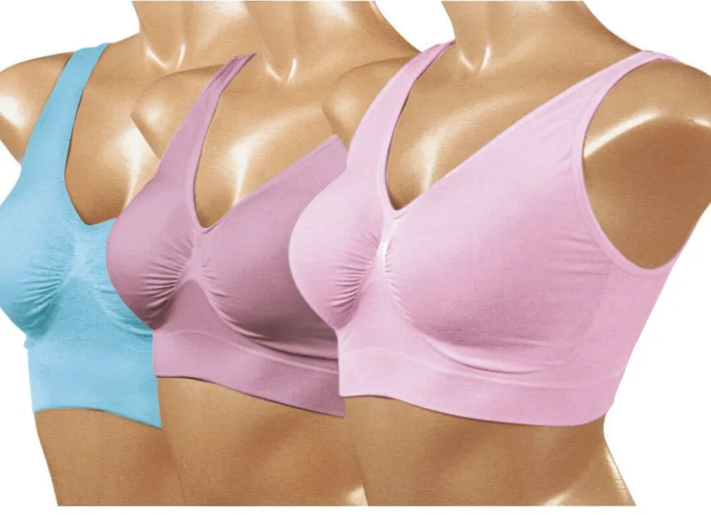Best Ahh Bra, 3er-Bustier-Set Damen Bh Ohne Bügel|Bh-Hemd