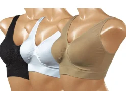 Discount Ahh Bra, 3er-Bustier-Set Damen Bh Ohne Bügel|Bh-Hemd