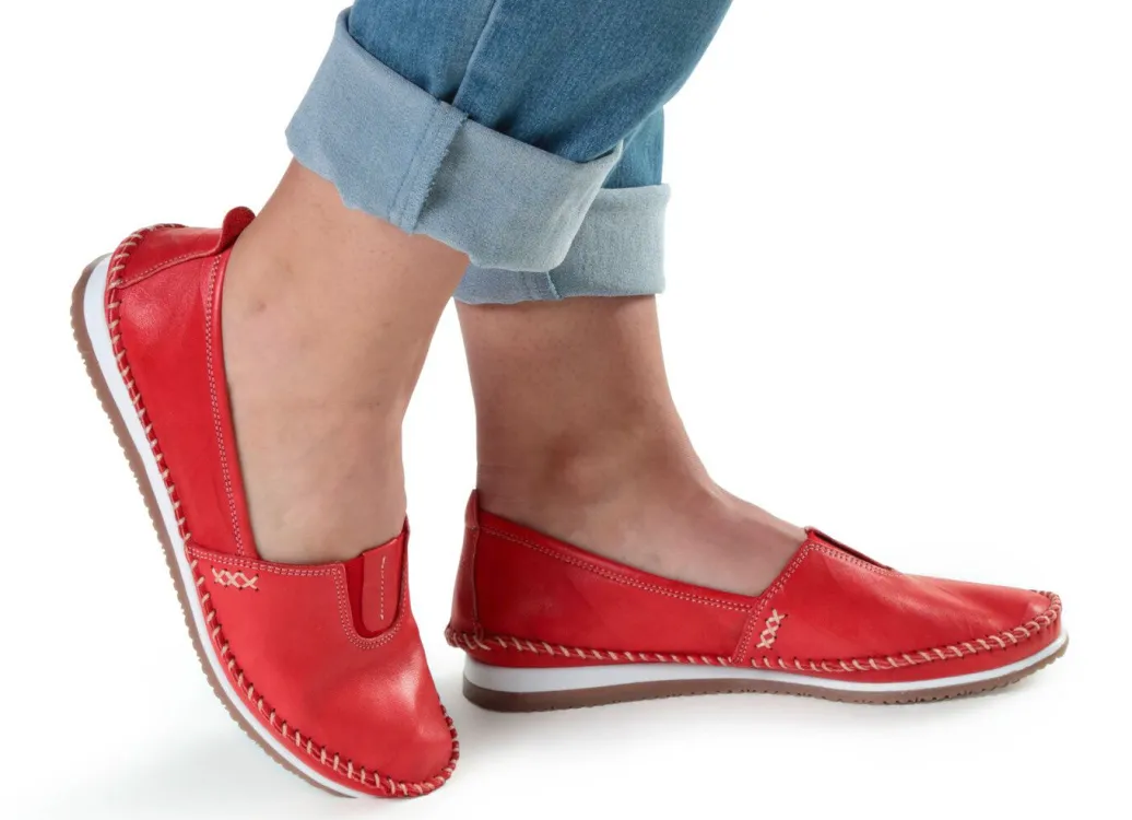 Sale Andrea Conti, leichte Damen-Slipper, mit Gummizug Damen Slipper
