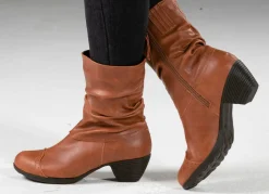 Hot Andrea Conti, modische Damen-Stiefeletten, Winterschuhe, mit Reißverschluss Damen Winterschuhe|Stiefel & Stiefeletten
