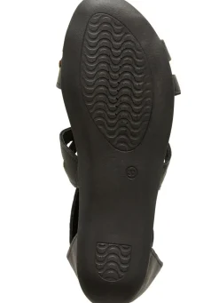 Outlet Andrea Conti, modische Damen-Sandalen, aus Leder Damen Sandalen