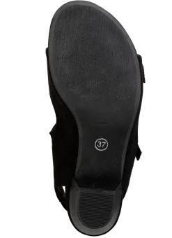 Best Andrea Conti, modische Damen-Sandaletten, Weite G, mit Klettverschluss Damen Sandalen