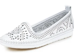 Discount Andrea Conti Mokassin-Slipper aus Rind-Nappaleder Damen Slipper