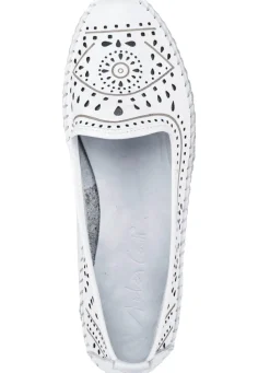 Discount Andrea Conti Mokassin-Slipper aus Rind-Nappaleder Damen Slipper
