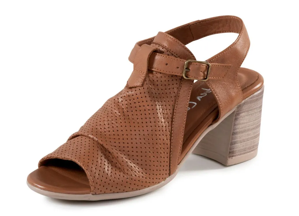 Outlet Andrea Conti Sandalette mit Zier-Perforation Damen Sandalen