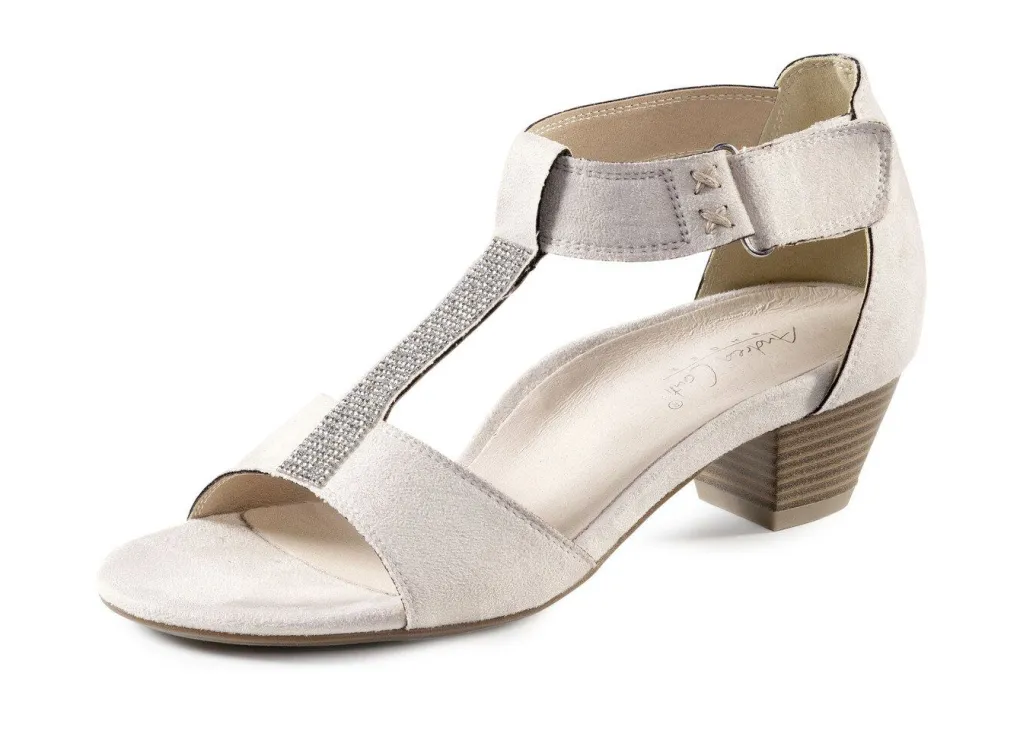 Hot Andrea Conti, schicke Damen-Sandaletten, mit Klettspange Damen Sandalen