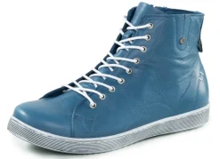 Hot Andrea Conti Schnür-Bootie aus fein genarbtem Nappaleder Damen Stiefel & Stiefeletten