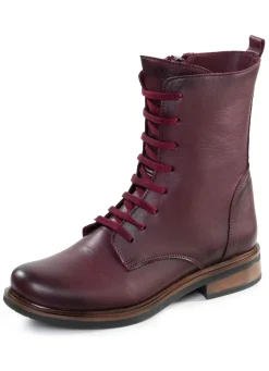Clearance Andrea Conti Schnür-Stiefelette aus Rind-Nappaleder Damen Stiefel & Stiefeletten