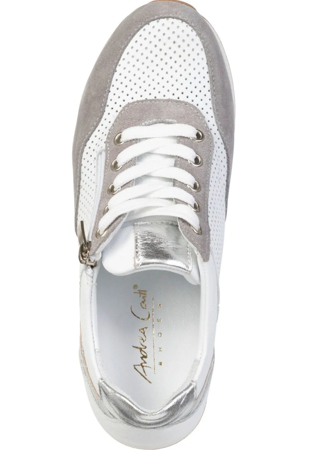 Andrea Conti, sommerliche Damen-Sneaker, Weite G, mit herausnehmbarem Fußbett Damen Sneaker & Sportschuhe|Schnürschuhe