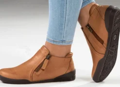 Hot Andrea Conti, sportliche Damen-Boots, mit herausnehmbarem Fußbett Damen Stiefel & Stiefeletten