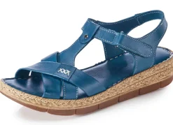 Online Andrea Conti Stegspangen-Sandale aus Rind-Nappaleder Damen Sandalen