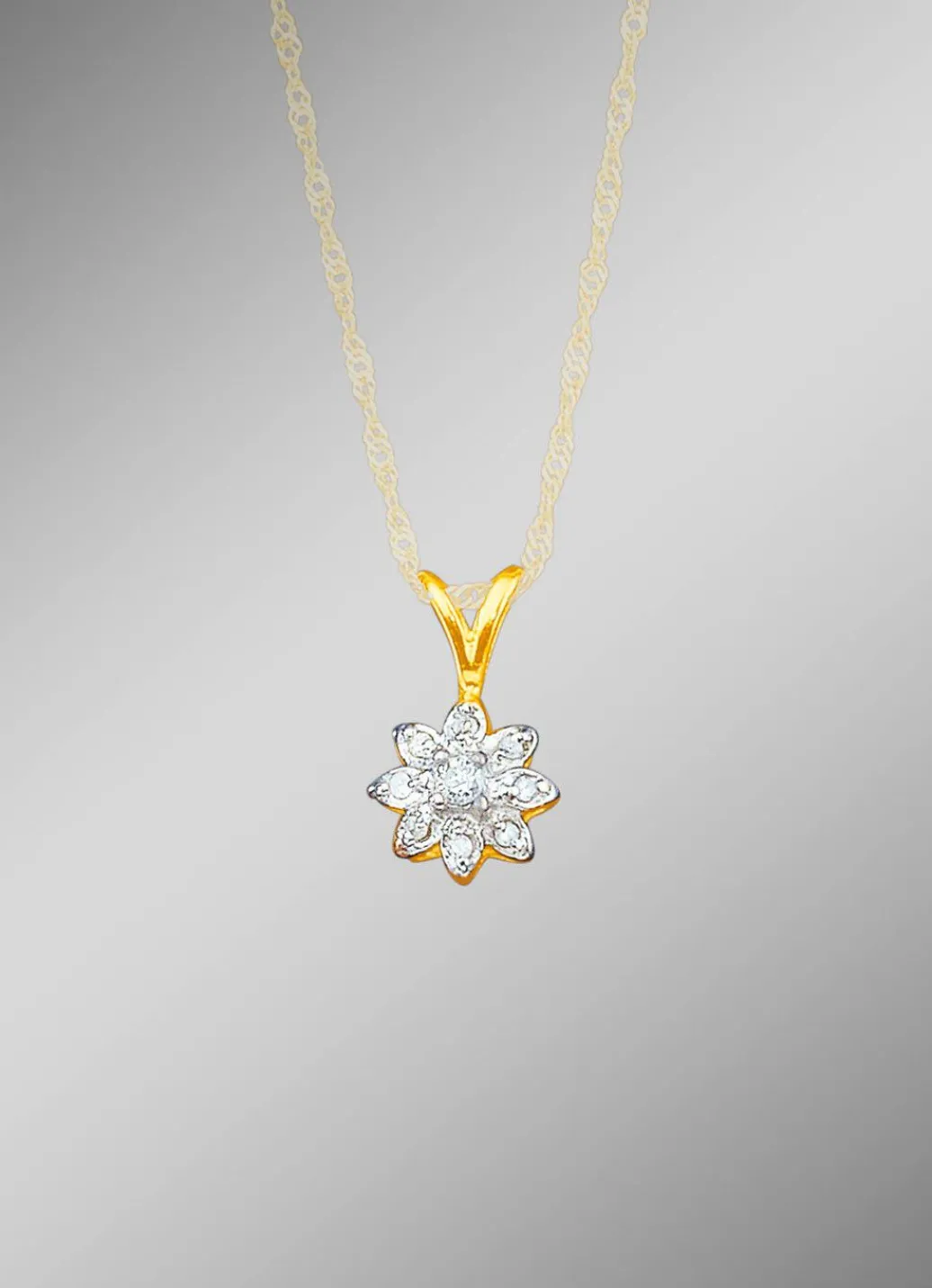 New Anhänger mit Brillant und Diamanten Damen Anhänger