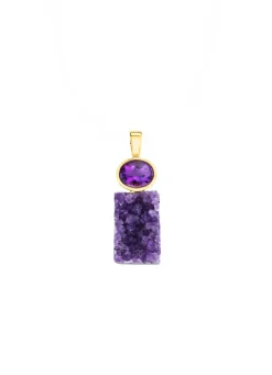 Outlet Anhänger mit echter Amethyst-Faszination Damen Anhänger