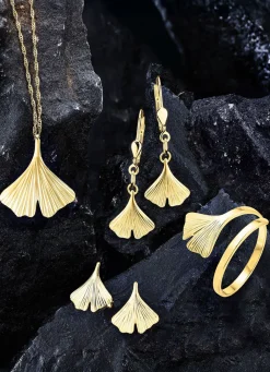 Discount Anhänger mit Ginkgoblatt Damen Anhänger