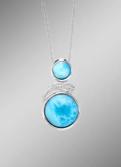 Anhänger mit Larimar Damen Anhänger