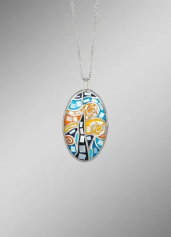 Sale Anhänger mit Mosaik-Design Damen Modeschmuck|Anhänger