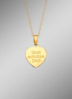 Hot Anhänger Schutzengel mit Diamantschnitt Damen Anhänger