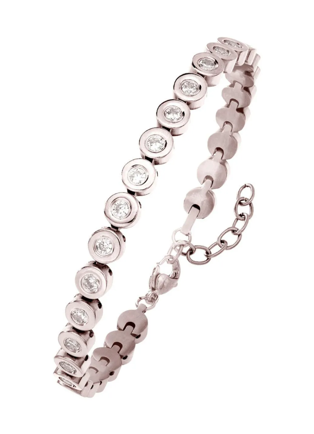 Online Armband aus Titan mit synth. Zirkonia Damen Armbänder