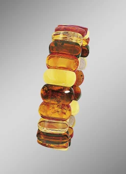 Hot Armband, echte bunte Naturbernsteine Damen Armbänder