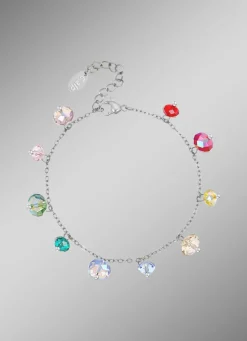 Outlet Armband mit bunten Swarovski®-Kristallen Damen Modeschmuck|Armbänder