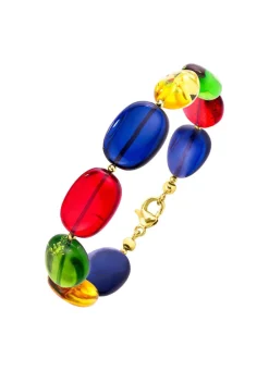 Sale Armband mit echt Bernstein in Multicolor Damen Armbänder