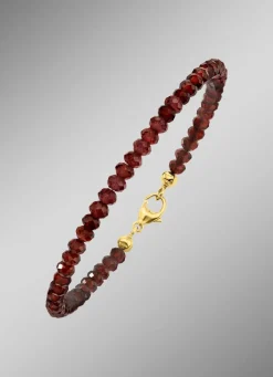 Best Armband mit echt Rhodolith - ein Highlight für Ihr Handgelenk! Damen Armbänder