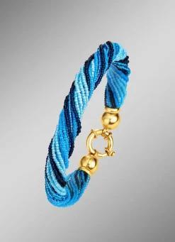 Clearance Armband mit Muranoglas in Blautönen Damen Armbänder