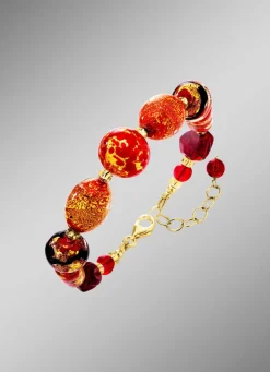 Discount Armband mit Muranoglas-Perlen Damen Armbänder