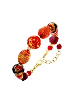 Discount Armband mit Muranoglas-Perlen Damen Armbänder