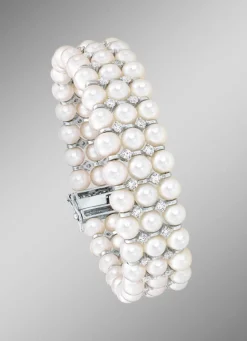 Best Armband mit Süßwasser-Zuchtperlen Damen Armbänder