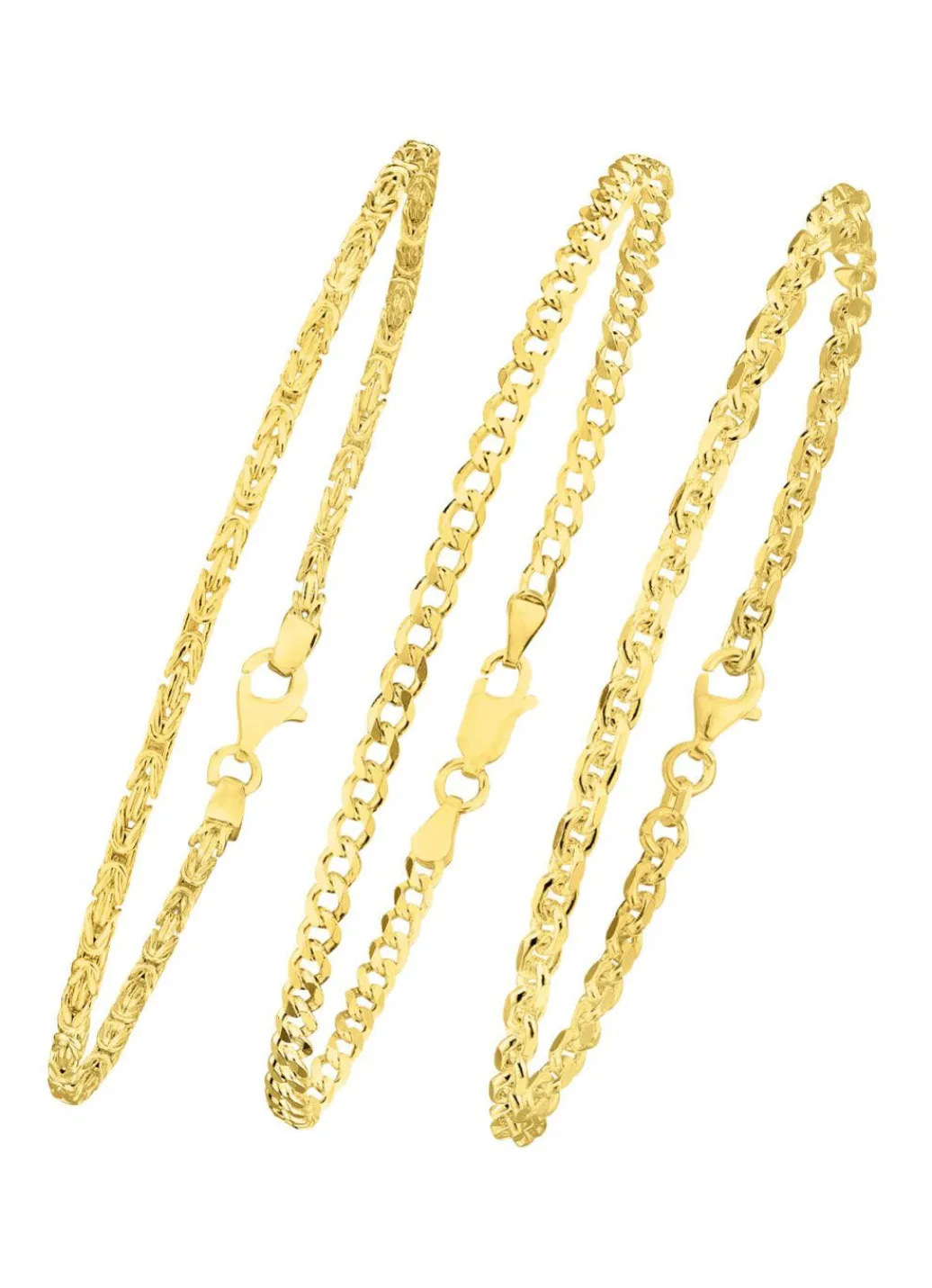 Armband, 3-teiliges Set Herren Armbänder