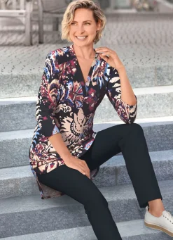 Damen Mona Tuniken<Attraktive Shirt-Tunika