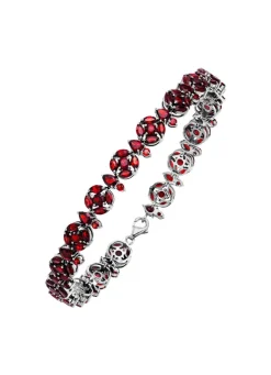 Outlet Attraktives Armband mit Granat Damen Armbänder