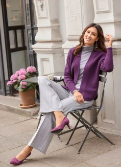 Hot Basic Strickjacke Damen Strickjacken