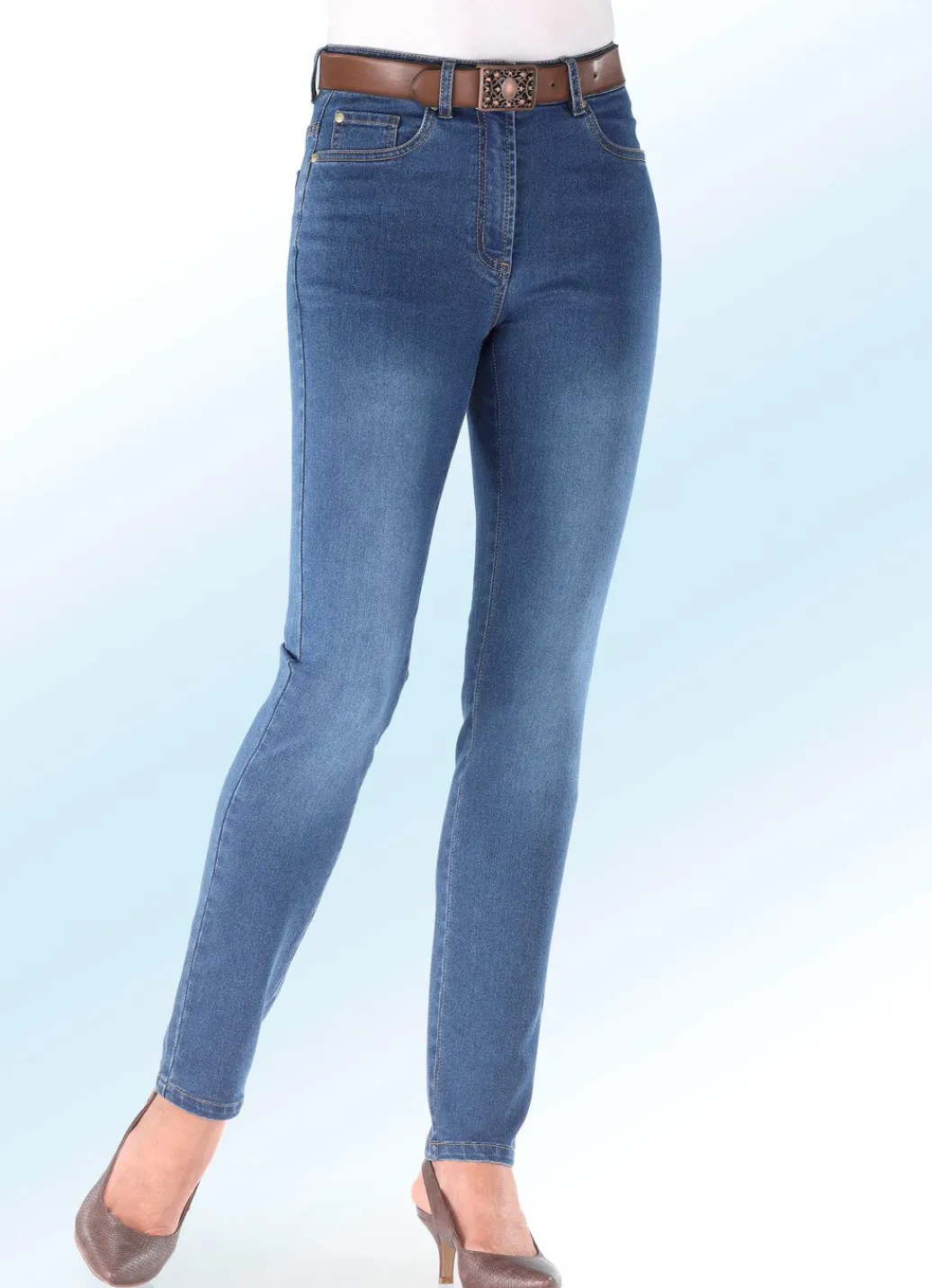 Damen Mona Lange Hosen|Jeans<Basic-Jeans