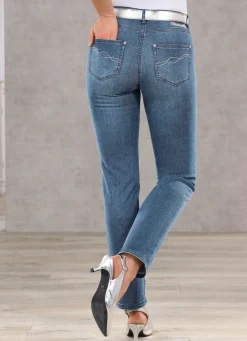 Damen Mona Lange Hosen|Jeans<Bauchweg-Jeans in 5-Pocket-Form