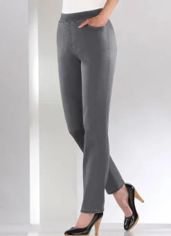 Damen Mona Schlupfhosen|Lange Hosen<Bauchweg-Jeans in Schlupfform