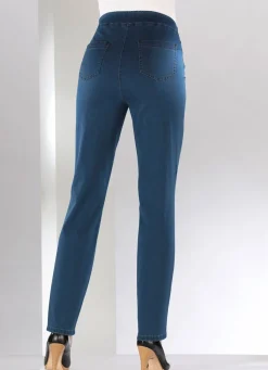Damen Mona Schlupfhosen|Lange Hosen<Bauchweg-Jeans in Schlupfform