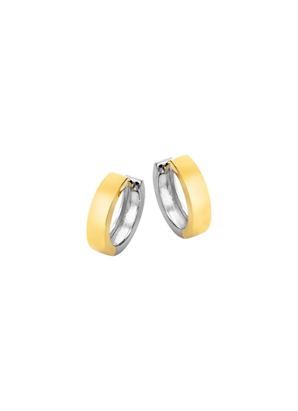 Damen Mona Ohrschmuck<Beidseitig tragbare Klappcreolen in Bicolor