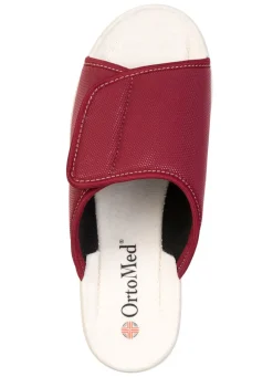 Outlet Bequeme Damen-Hausschuhe, Weite H, mit Klettverschluss Damen Hausschuhe