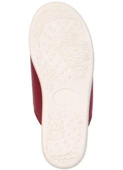 Outlet Bequeme Damen-Hausschuhe, Weite H, mit Klettverschluss Damen Hausschuhe