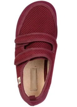 Outlet Bequeme Damen-Klettschuhe, Weite H, aus Mesh und Textilmaterial Damen Hausschuhe