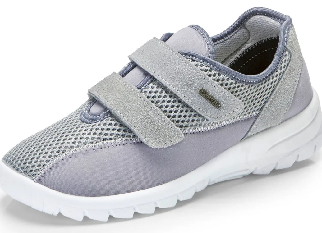 Bequeme Damen-Klettschuhe, Weite H, mit herausnehmbarem Fußbett Damen Sneaker & Sportschuhe|Slipper