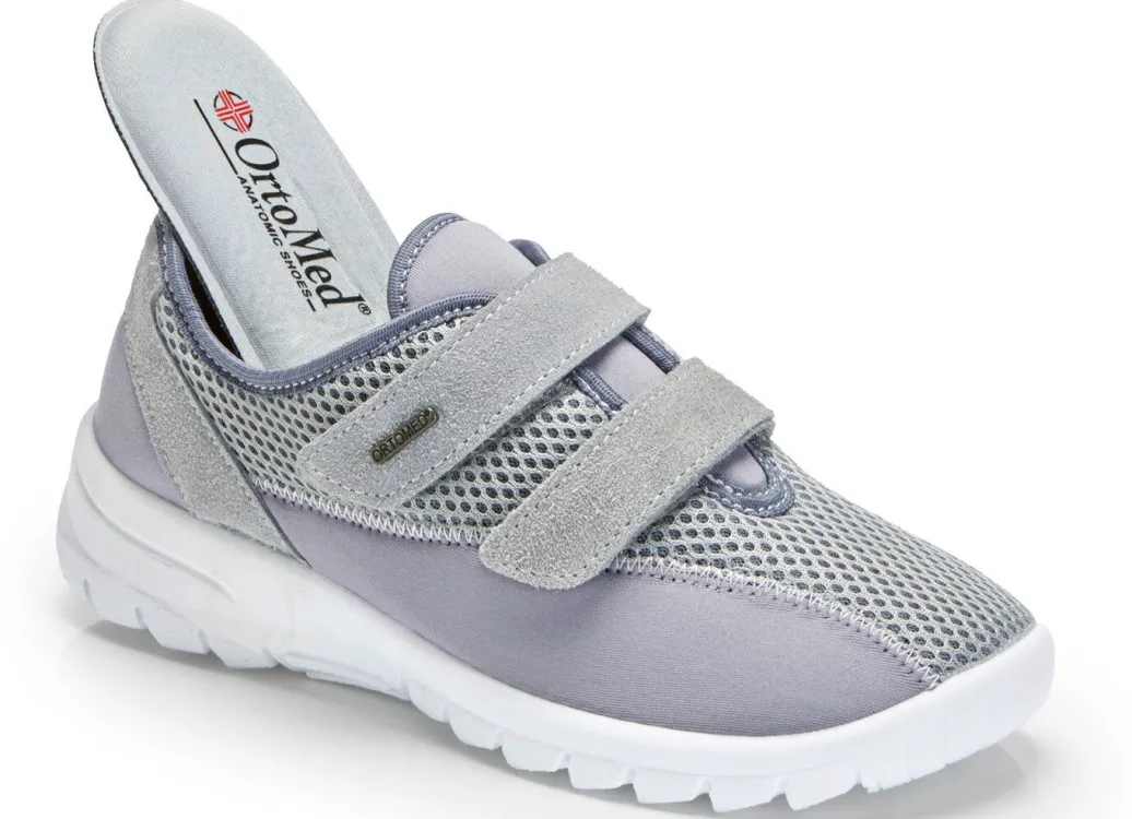 Bequeme Damen-Klettschuhe, Weite H, mit herausnehmbarem Fußbett Damen Sneaker & Sportschuhe|Slipper
