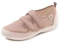 Online Bequeme Damen-Klettschuhe, Weite H, aus Mesh und Textilmaterial Damen Hausschuhe