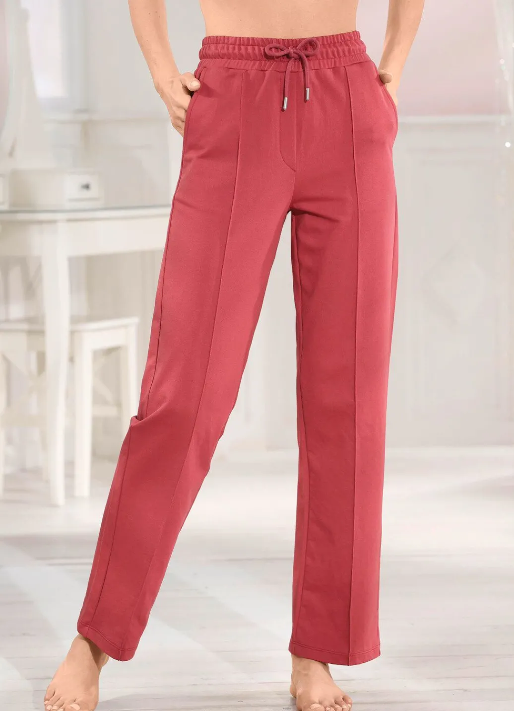 Damen Mona Freizeithosen<Bequeme Hose mit breitem Dehnbund