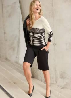 Damen Mona Shorts<Bermudas in bequemer Weite