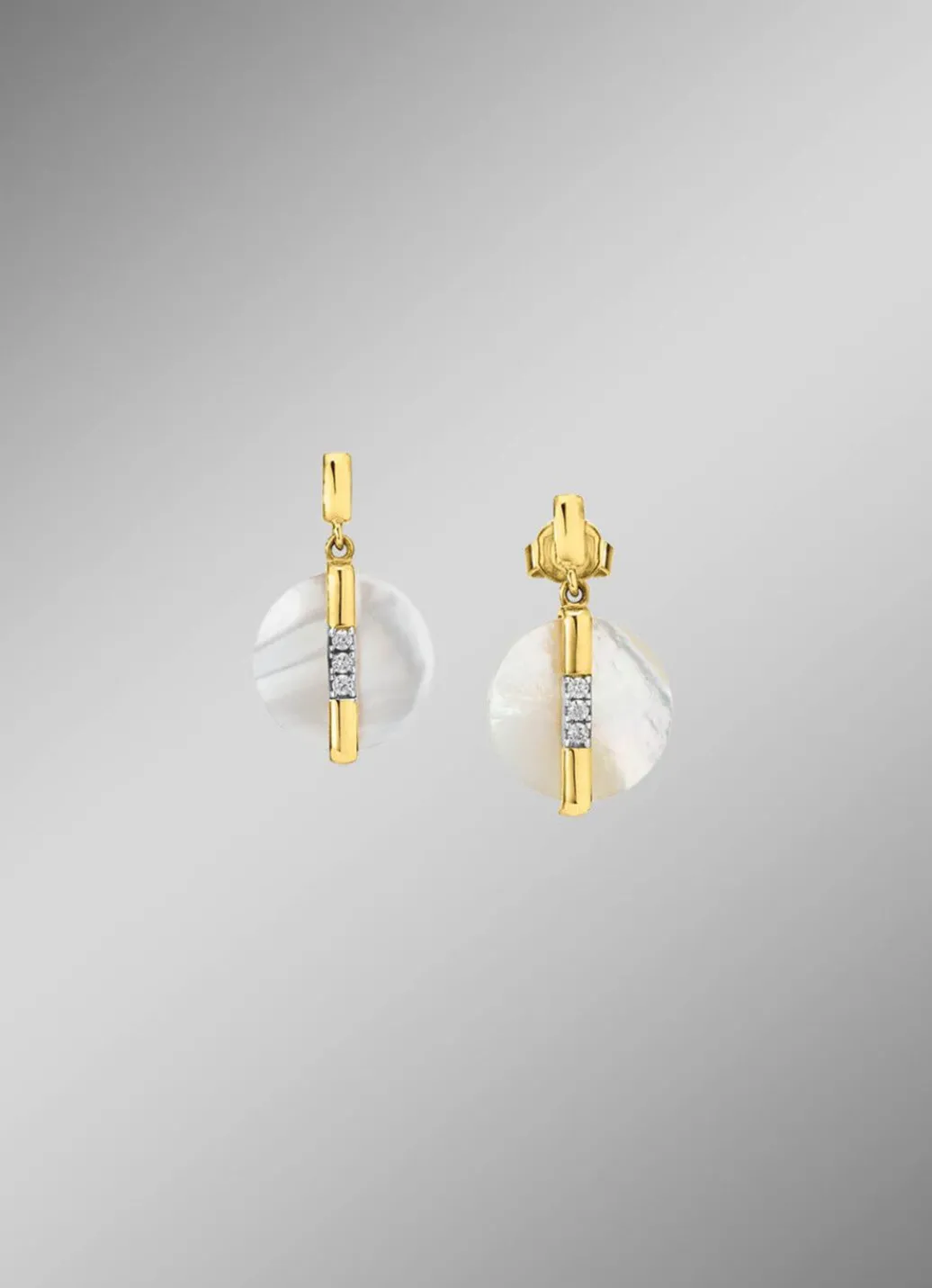 Discount Bewegliche Eleganz: Ohrstecker mit echt Perlmutt Damen Ohrschmuck