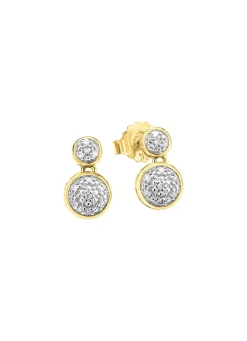 Damen Mona Ohrschmuck<Bewegliche Ohrstecker mit Diamanten
