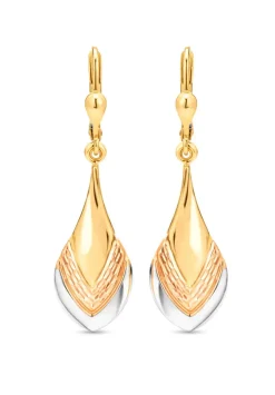 Best Bezaubernde Ohrringe in Tricolor Damen Ohrschmuck